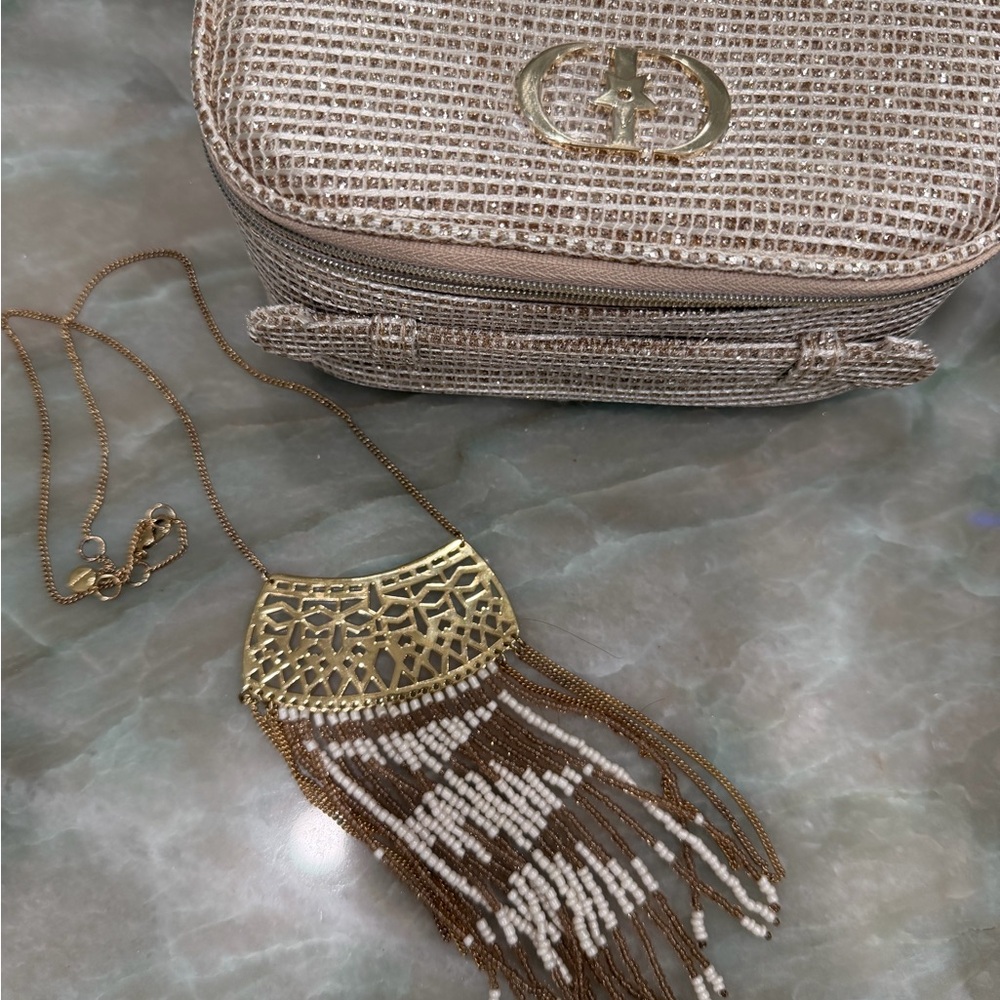 Nichole Miller gold necklace